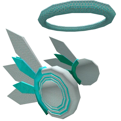 Blue Halo Cyber Headphones