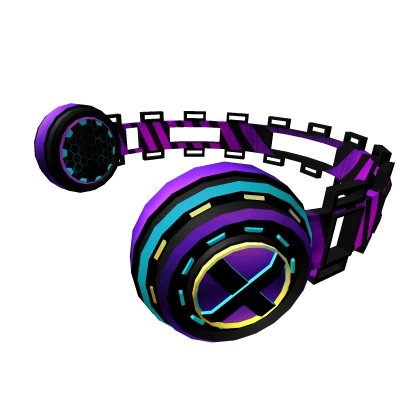 [1.0] EDM Shoulder Neck Headphones (Purple Neon)