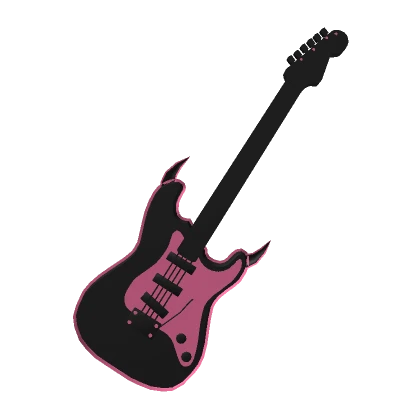 Pink Demonic Guitar