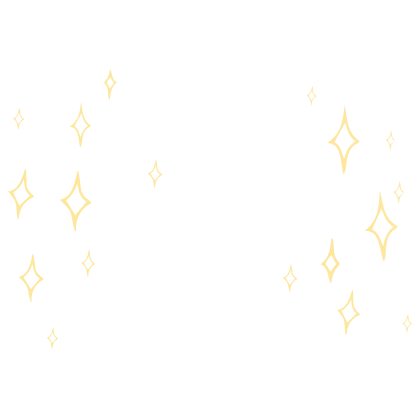 Gold Y2K Star Face Stars