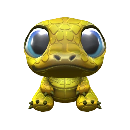 Golden Crocodile Buddy Exotic Chic Gold