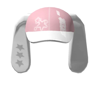 🍀Y2K Pink Star Bunny Cap