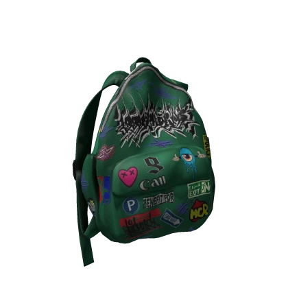 3.0 off shoulder graffiti stickers backpack