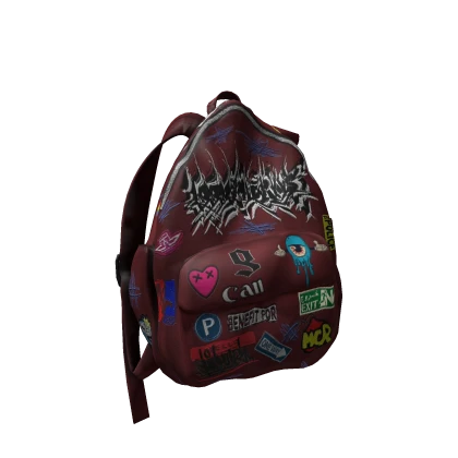 3.0 off shoulder graffiti stickers backpack