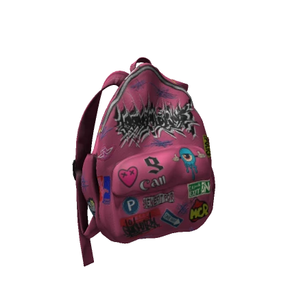 3.0 off shoulder graffiti stickers backpack