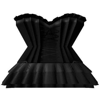 1.0 R6 Girl Black Skirt Corset