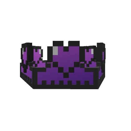 8-bit Violet HP Crown of Healing