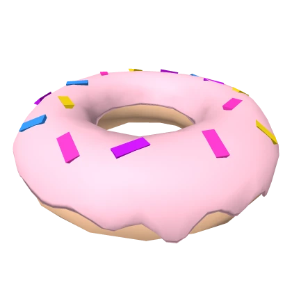 Pink Strawberry Sprinkle Donut Cute Summer Floatie