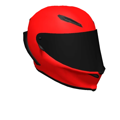 Red Motorcycle Helmet