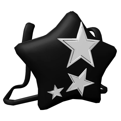 Black Y2K Star Backpack 3.0