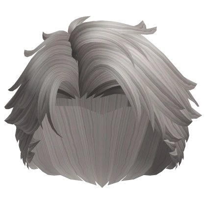 Anime Sidepart Hair in Ash