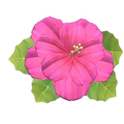 Pink Hibiscus Hair Flower