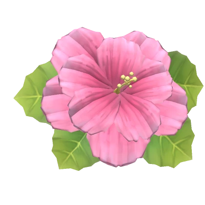 Light Pink Hibiscus Hair Flower