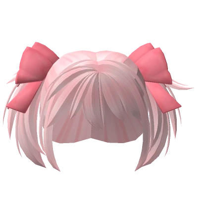 Madoka Magical Fluffy Pigtail Hair ♡