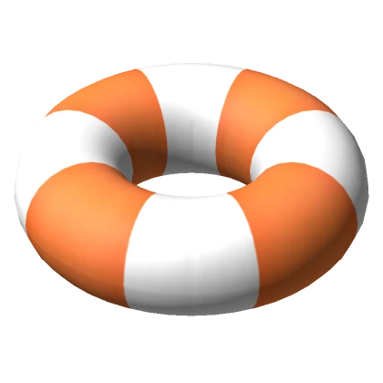 Orange Striped Floaty