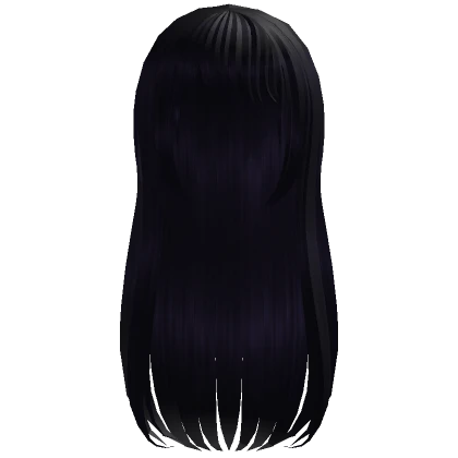 Long Delicate Doll Hair - Deep Purple