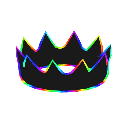 Cartoony Rainbow Crown