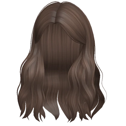 Long Flowy Wavy Hair (Brown)