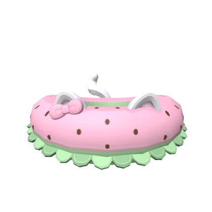 Kawaii Kitty Pink Watermelon Floatie