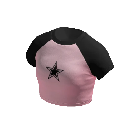 Y2K Star Crop Top