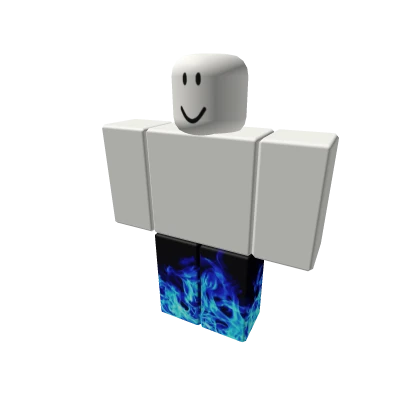 Blue Fire Pants