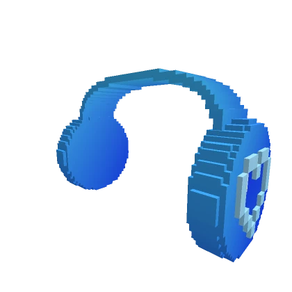 Blue 8-Bit HP Headphones of Healing