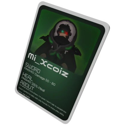 Mi_Xcoiz's Trading Card