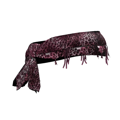 SB Pink Leopard Print Headscarf