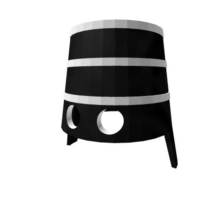 Black Bucket Helm