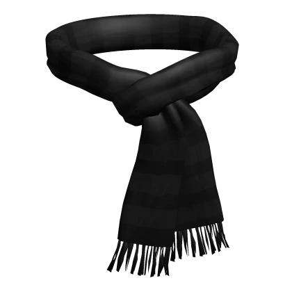 Black Striped Scarf