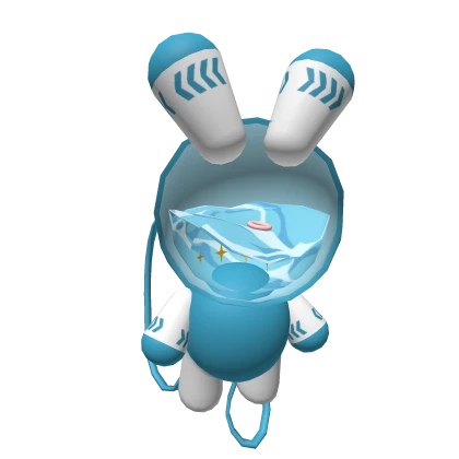 Blue Frutiger Aero Water Backpack