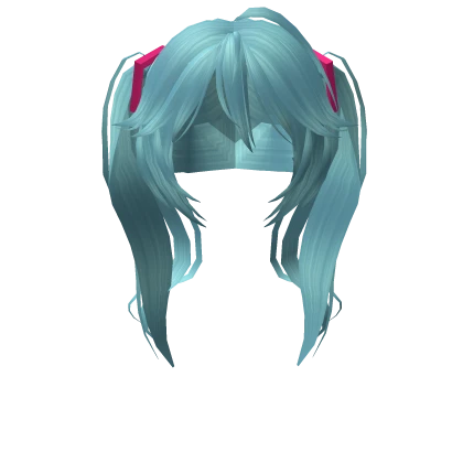 Miku cosplay blue pigtails kawaii anime idol