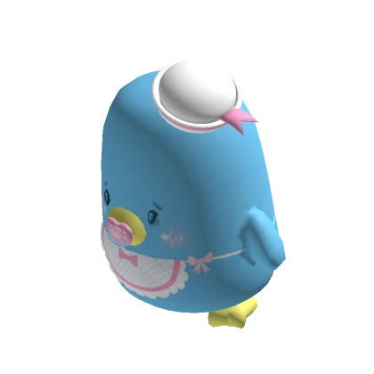 Holdable kawaii baby blue penguin pink sailor cap