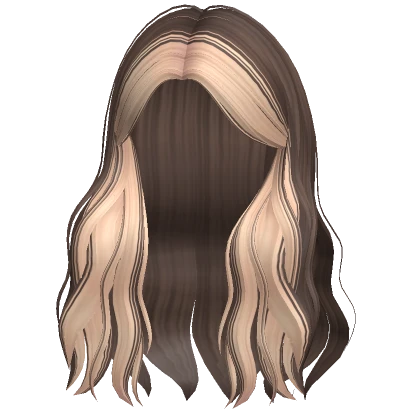 Long Flowy Wavy Hair (Blonde & Brown)