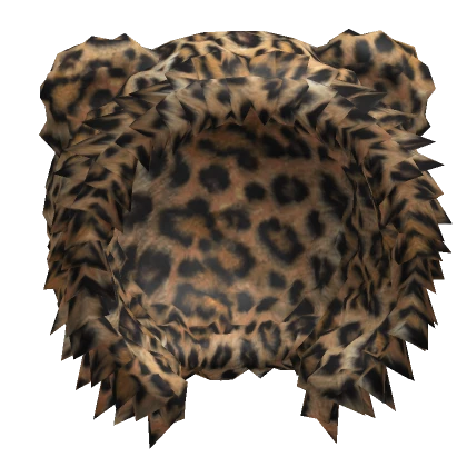 Fuzzy Leopard Hood