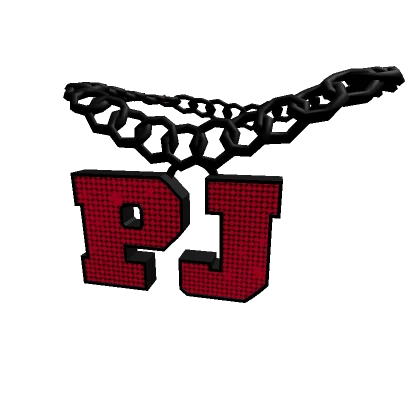 Black and Red PJ Chain