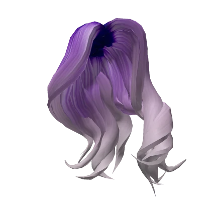 Swirly Hair - Purple Ombre