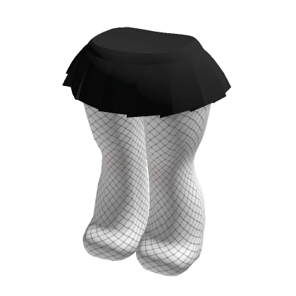 Chibi Doll Skirt + Fishnet