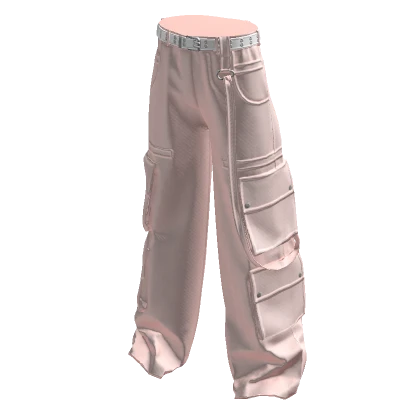 Peach Cargo Pants