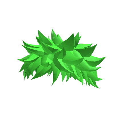 Green Messy Boy Hair Anime Spiky Fluffy

