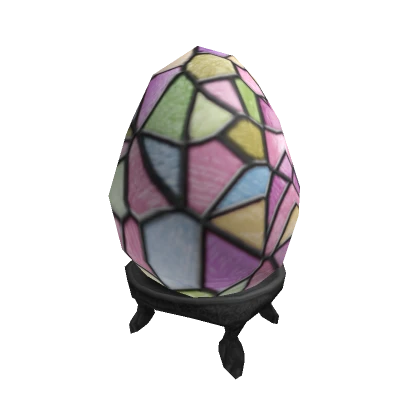 Pastel Stained Glass Egg