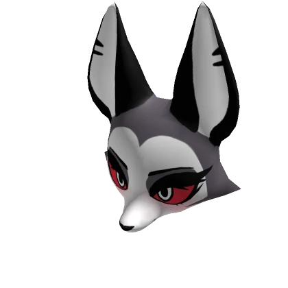 Demon Hell Wolf Animal Mask (Chibi Doll)