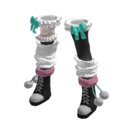 CHAMOMILE 🎀turquoise kawaii pants🎀
