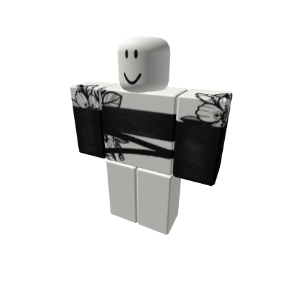 Black baddie y2k belly girl chibi doll tattoo 