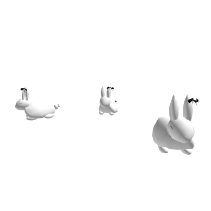 ♡ tiny bunny crowd