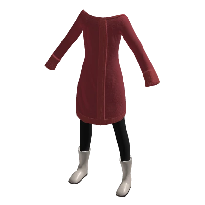 Red Sweater Dress