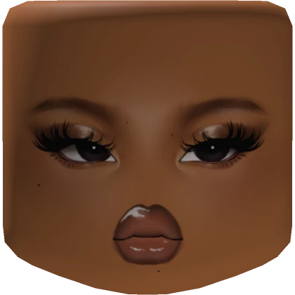 Baddie Y2k Glossy Makeup Mask Brown Skin Tone