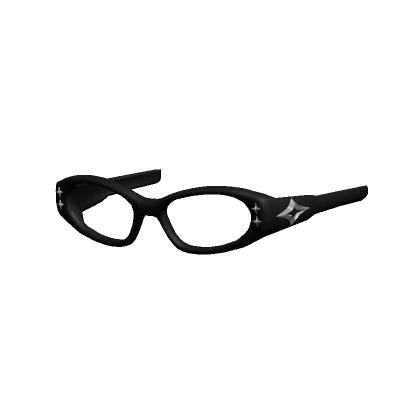 Y2K Black Glasses