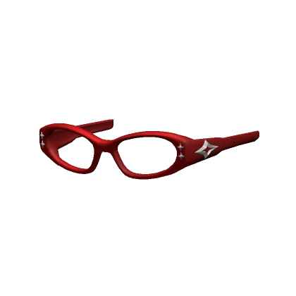 Y2K Red Glasses