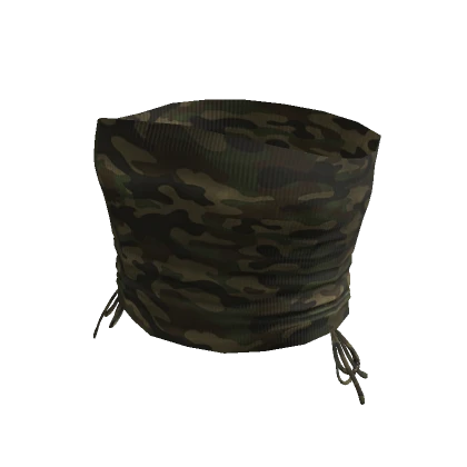 Camo Y2K Tube Top